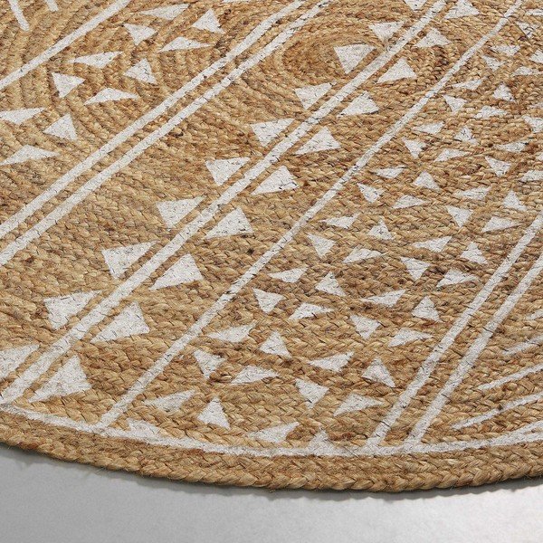 Tepih od jute Kave Home Cecile, ø 100 cm-image-1