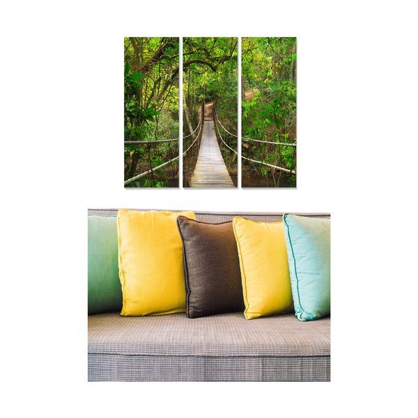 Slike u setu od 3 kom 20x50 cm Forest - Wallity-image-1