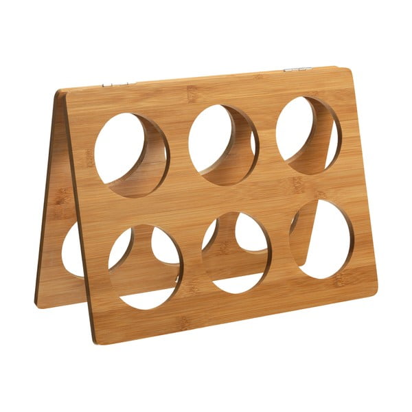 Zidni stalak za vino od bambusa za 6 boca - RTA-image-1