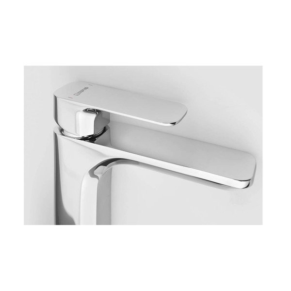 Stojeća slavina za umivaonik u sjajno srebrnoj boji Spy – Sapho-image-4