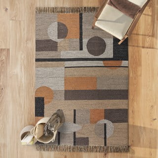 Periv/ručno rađen tepih od recikliranog pamuka 80x120 cm Chandia – Universal
