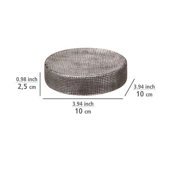 Keramička posuda za sapun u srebrnoj boji Rivara – Wenko-image-4