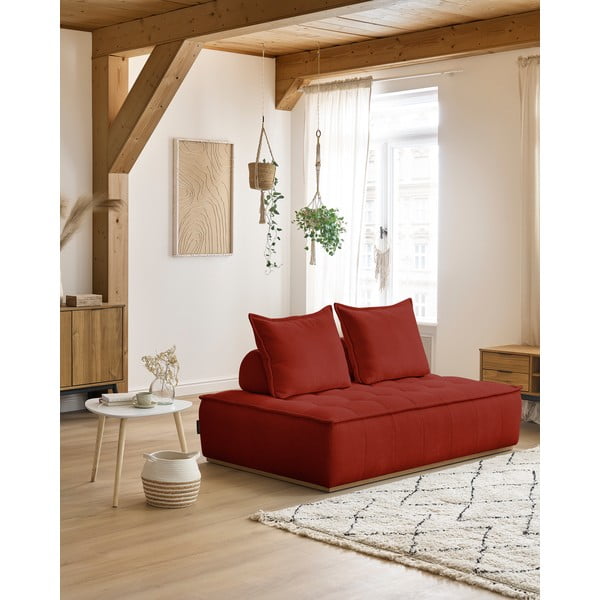 Ciglasta sofa od šenila 175 cm Elisa – Bobochic Paris-image-1