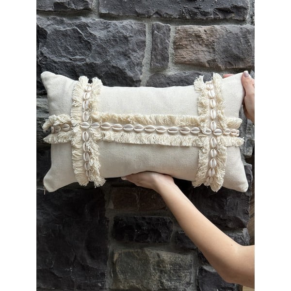 Pamučna ukrasna jastučnica 30x50 cm Seashells – Mioli Decor-image-3