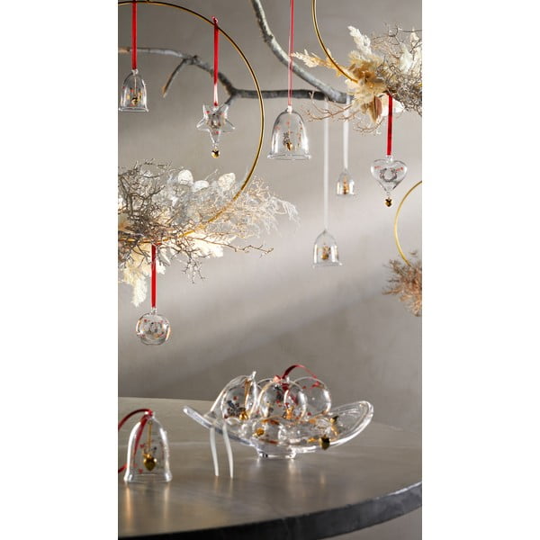 Stakleni ručno puhani božićni ukras ø 6,5 cm Ann-Sofi Romme Annual Christmas Bauble – Holmegaard-image-2