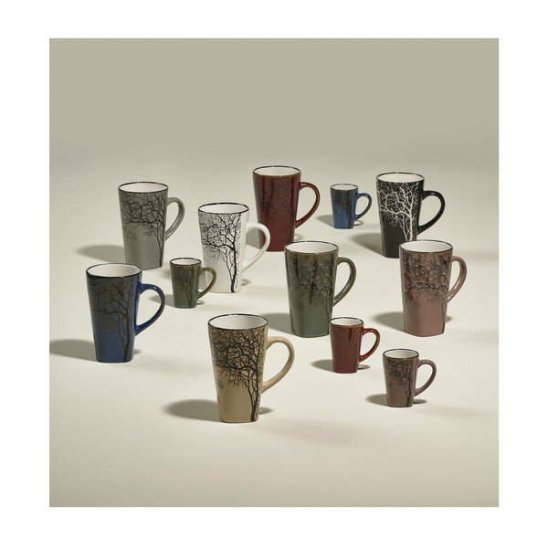 Plave šalice u setu 4 kom za espresso od kamenine 100 ml Hela – Villa Collection-image-1