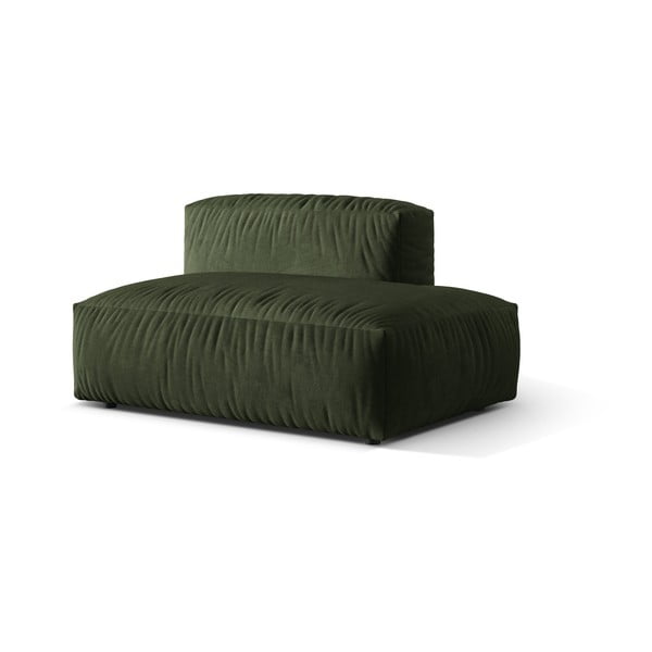 Zelena baršunasti modularna sjedeća garnitura (s desnim kutom) Martina – Micadoni -image-1