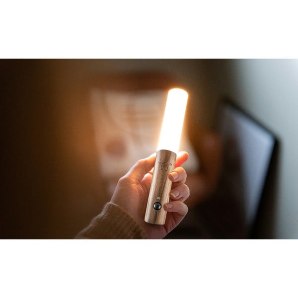 Smeđa LED zidna lampa s USB Baton – Gingko-image-4