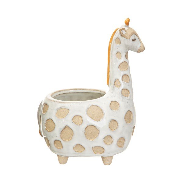 Bijela lončanica Sass & Belle Gina Giraffe, Ø 7,5 cm-image-3