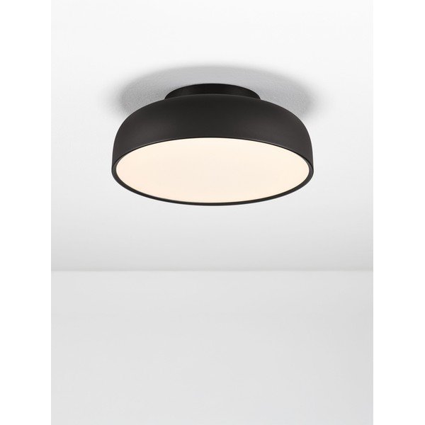 Mat crna LED stropna svjetiljka aluminijska s mogućnosti zatamnjivanja Noelia – Nova Luce-image-3