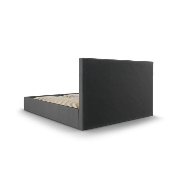 Tamno sivi bračni krevet Mazzini Kreveti Nerin, 180 x 200 cm-image-4
