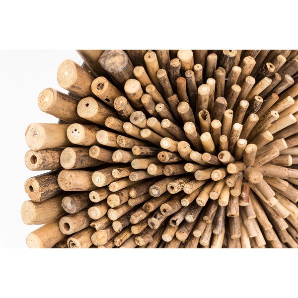 Zidni ukras od tikovine WOOX LIVING Bee, ⌀ 70 cm-image-1