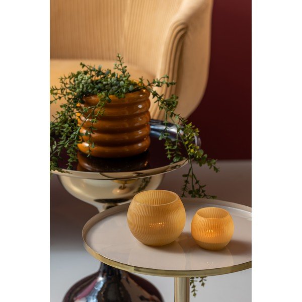 Stakleni svijećnjak Chique Ribbed  – PT LIVING-image-1