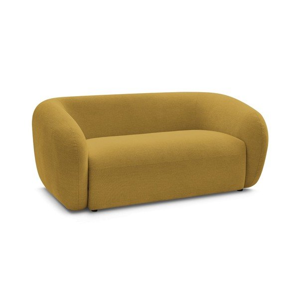 Žuta  sofa od šenila 160 cm Celine – Bobochic Paris-image-2
