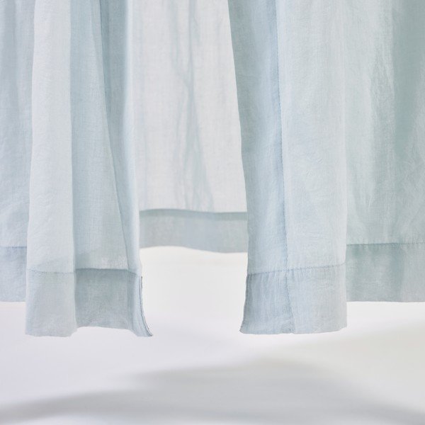 Svijetloplavi pamučni baldahin Carelene - Kave Home-image-1