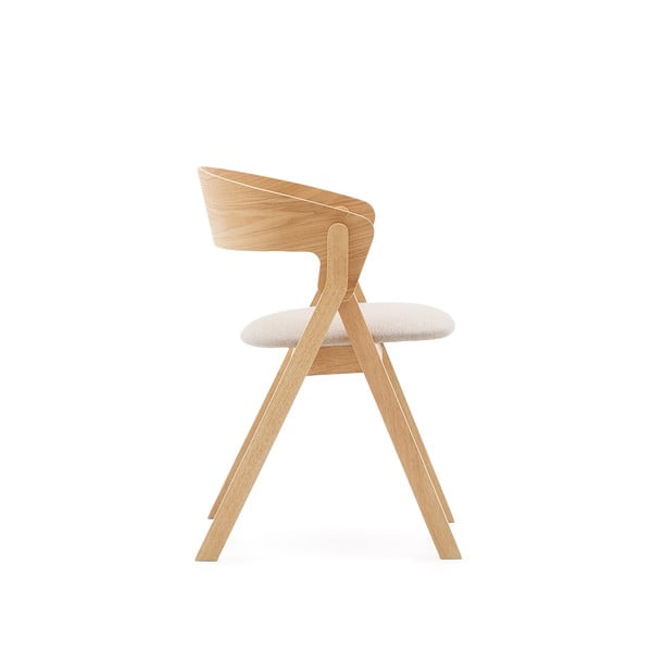 Blagovaonska stolica u prirodnoj boji Godia – Kave Home-image-3
