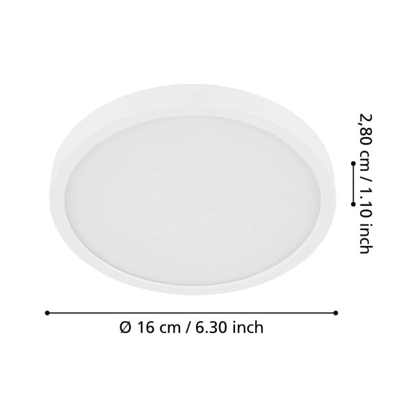 Bijela LED stropna svjetiljka FUEVA 5 – EGLO-image-1