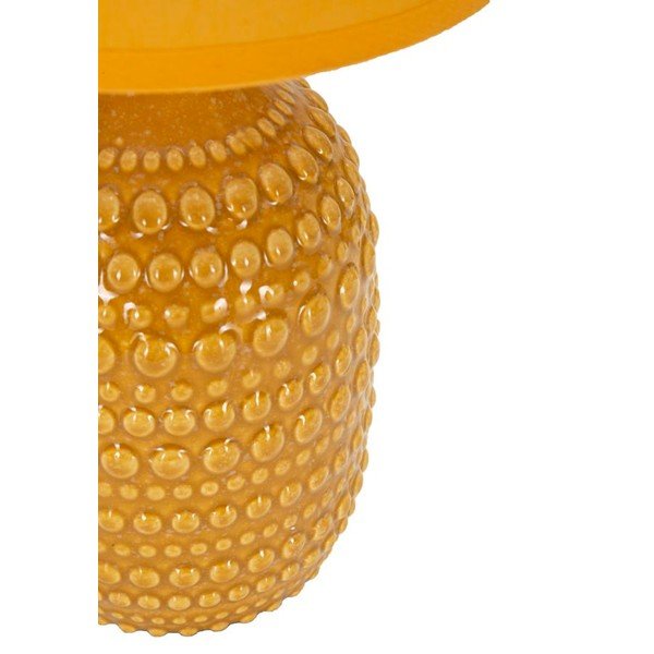 Senf žuta stolna lampa keramička s tekstilnim sjenilom (visina 30,5 cm) Points – Mauro Ferretti-image-2