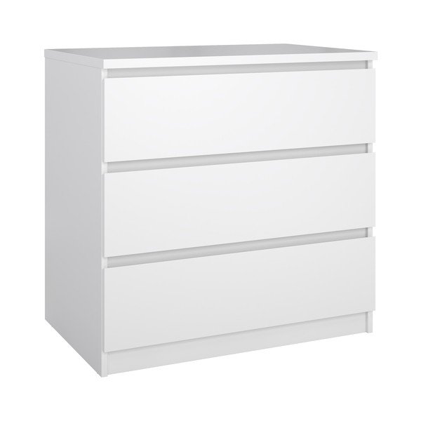 Bijela komoda 77x76x50 cm Naia – Tvilum