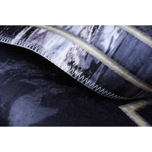 Crni tepih Vitaus Willow, 160 x 230 cm-image-3