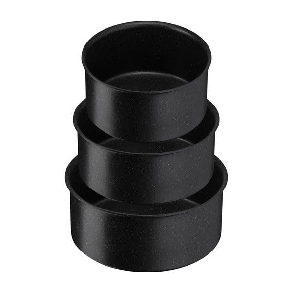 Aluminijski lonci 3 kom s neprianjajućom površinom/s uklonjivom ručkom prikladni za indukcijsko kuhalo INGENIO Black stone L3998902 – Tefal-image-2
