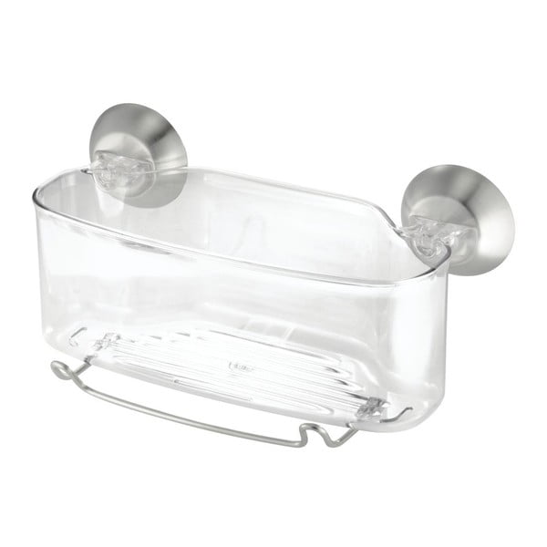 Prozirna samodrživa iDesign košara za tuš sapun