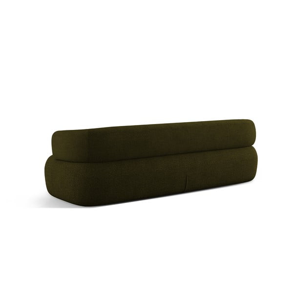 Zelena sofa od bouclé tkanine 226 cm Jenny – Micadoni Home-image-3