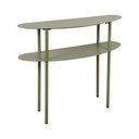 Zeleni metalni pomoćni stol 28x90 cm Riqueza – Leitmotiv