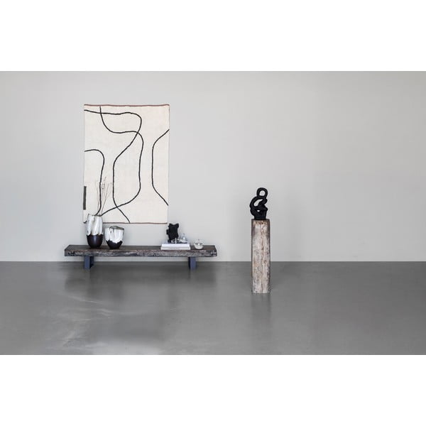 Periv pamučan tepih boje slonovače 100x140 cm Shadow – Mette Ditmer Denmark-image-2