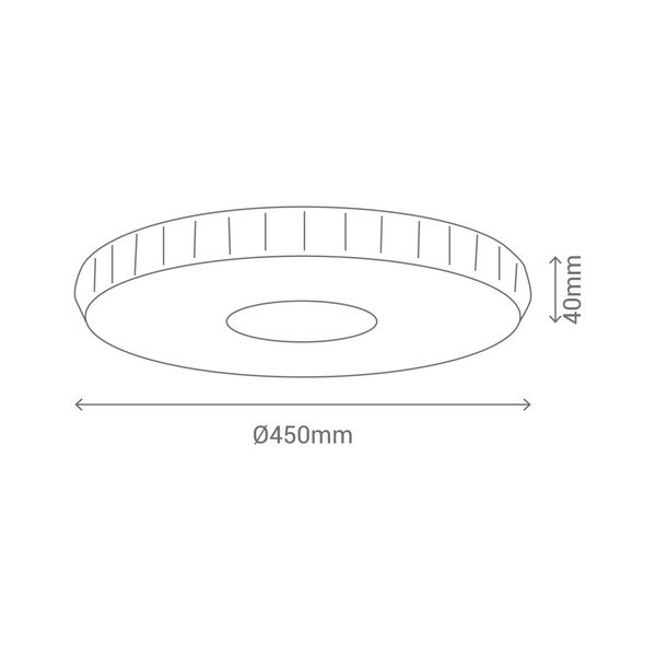 SULION Krmena kružna stropna svjetiljka, ø 45 cm-image-1