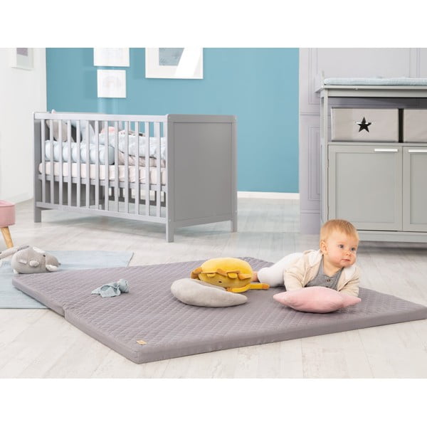 Tamno siva dječja podloga za igru 120x120 cm Style – Roba-image-4