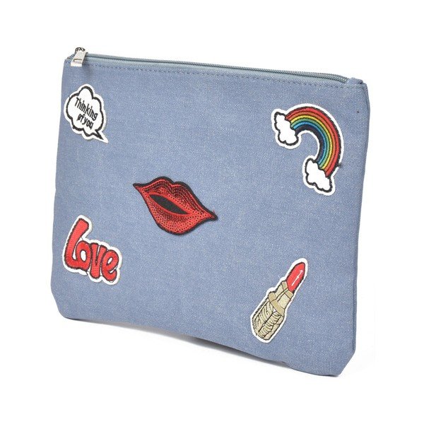 Plava torba s printom Isabella Rhea-image-1