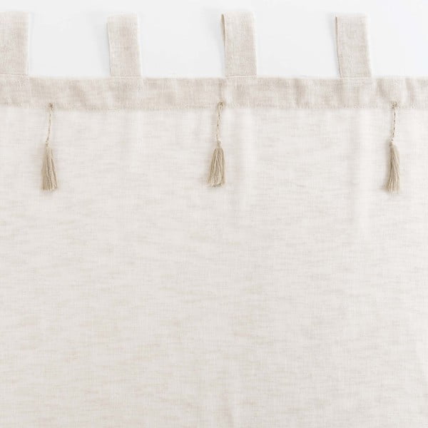 Bež prozirna zavjesa 140x240 cm Dalila – douceur d'intérieur-image-3