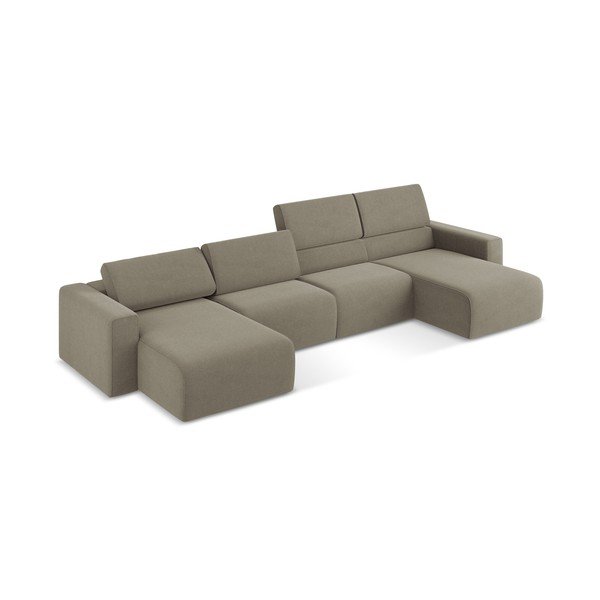 Svjetlo smeđa kutna garnitura Kalea – Makamii-image-1