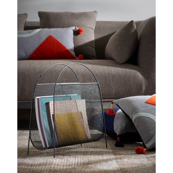 Metalni držač za časopise Aviva – Kave Home-image-1