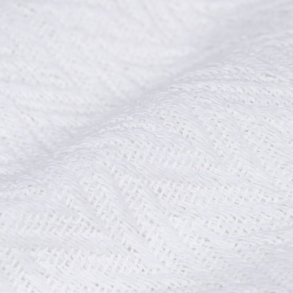 Bijeli prekrivač od recikliranog pamuka 260x280 cm Spike – Ixia-image-2