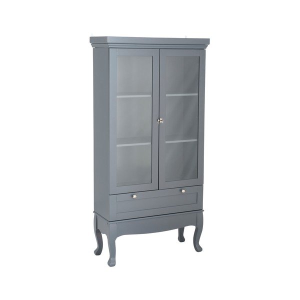 Siva viseća vitrina od MDF-a 85x170,5x35 cm Prato – Ellos Home