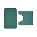 Zelene kupaonske prostirke u setu 2 kom za WC 50x80 cm Anti-Bacterial – Catherine Lansfield