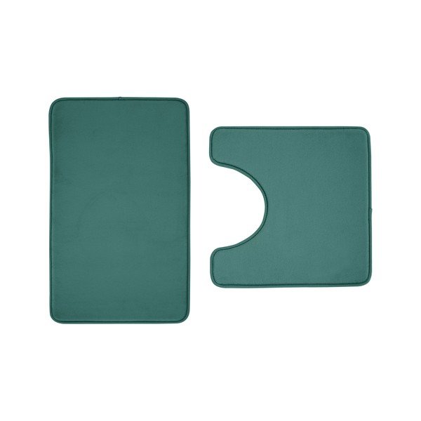 Zelene kupaonske prostirke u setu 2 kom za WC 50x80 cm Anti-Bacterial – Catherine Lansfield