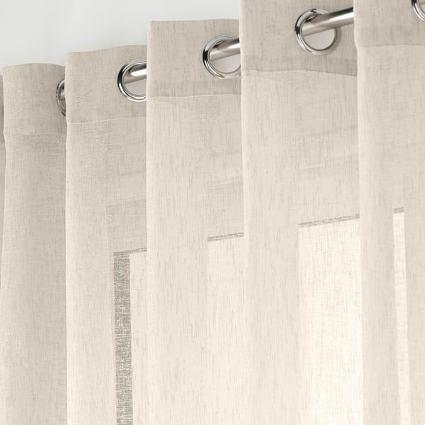 Prozirna zavjesa u prirodnoj boji 400x240 cm Carlin – douceur d'intérieur-image-2