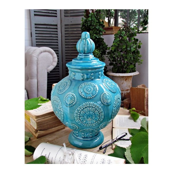 Plava keramička vaza Orchidea Milano Potiche