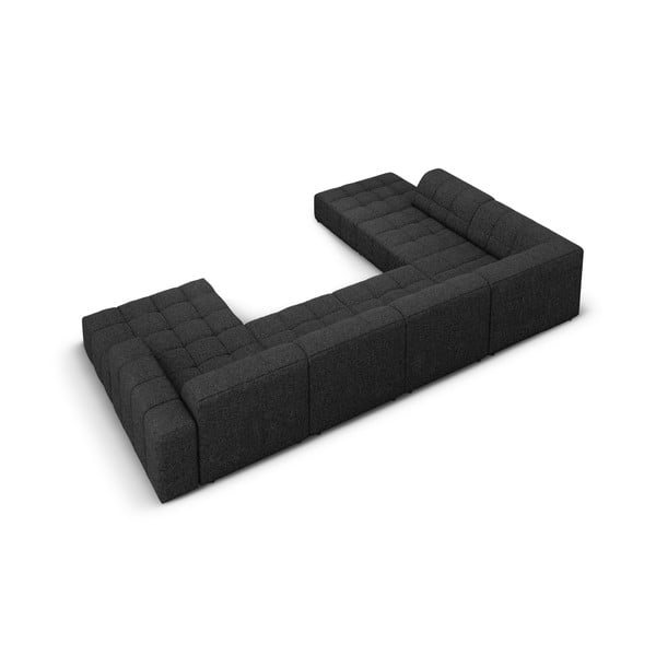 Antracitno siva kutna garnitura (s lijevim kutom/u obliku slova "U") Chicago – Cosmopolitan Design-image-4