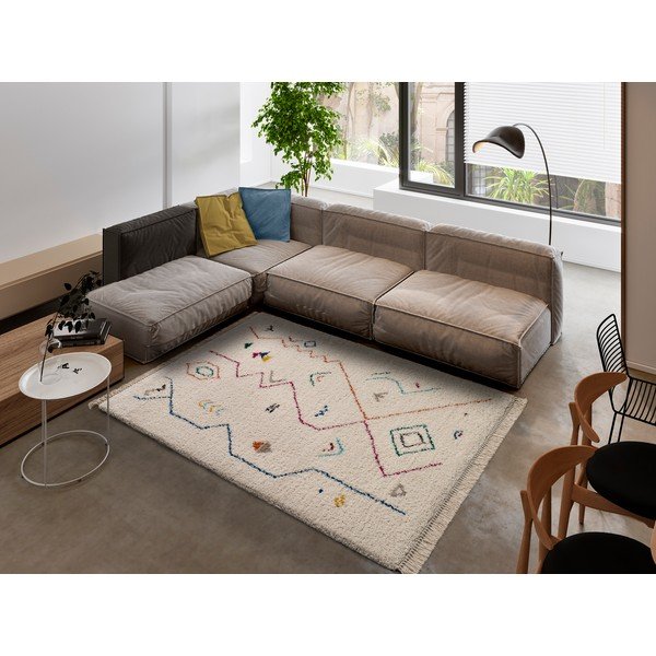 Krem bijeli tepih Universal Yveline, 120 x 170 cm-image-1