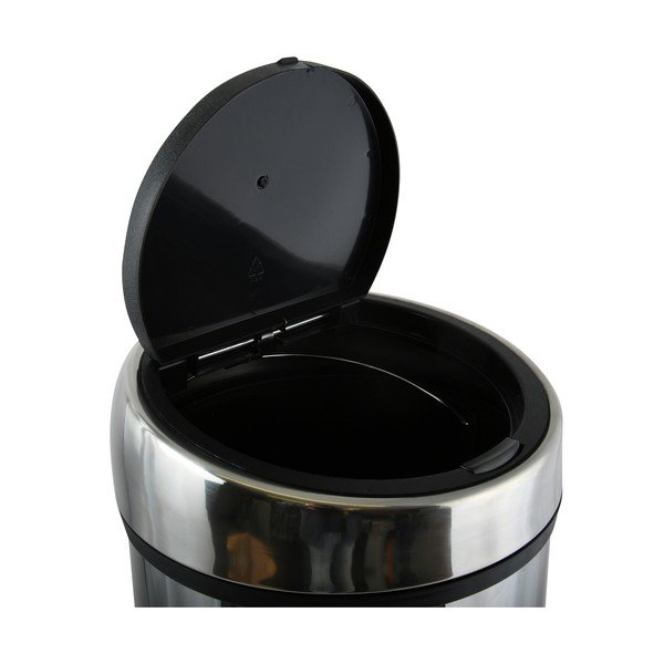 Željezna kanta za smeće na dodir u sjajno srebrnoj boji 30 l – MSV-image-3