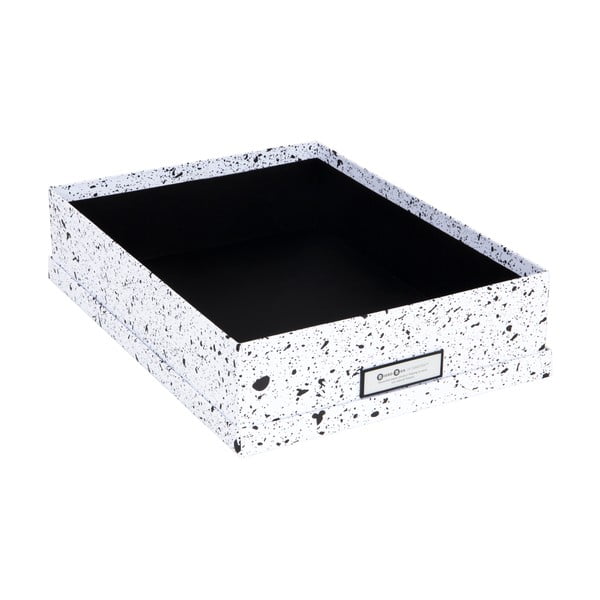 Crno-bijela kutija za pohranu Bigso Box of Sweden Oskar-image-2