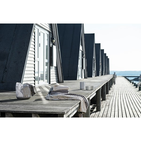 Bež pamučna kupanje zone Inu, 140 x 70 cm-image-4