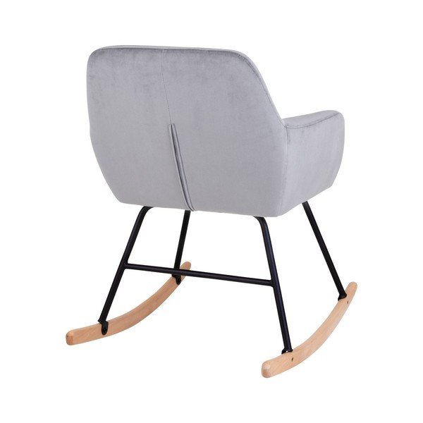 Svjetlosiva stolica za ljuljanje House Nordic York-image-2