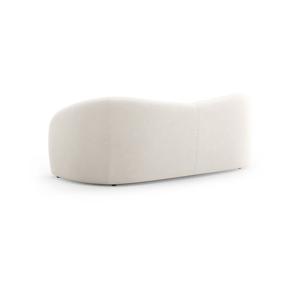 Bijela baršunasta sofa 197 cm Santi – Interieurs 86-image-3