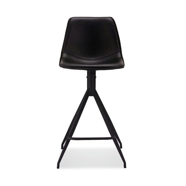 Crne okretne barske stolice u setu 2 kom 98 cm Isabel – Furnhouse-image-1