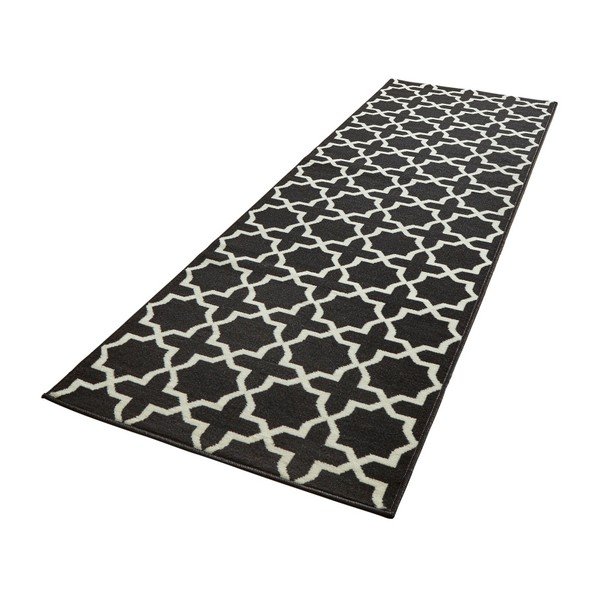 Crno-bijela staza Hanse Home Basic Glam, 80 x 200 cm-image-2